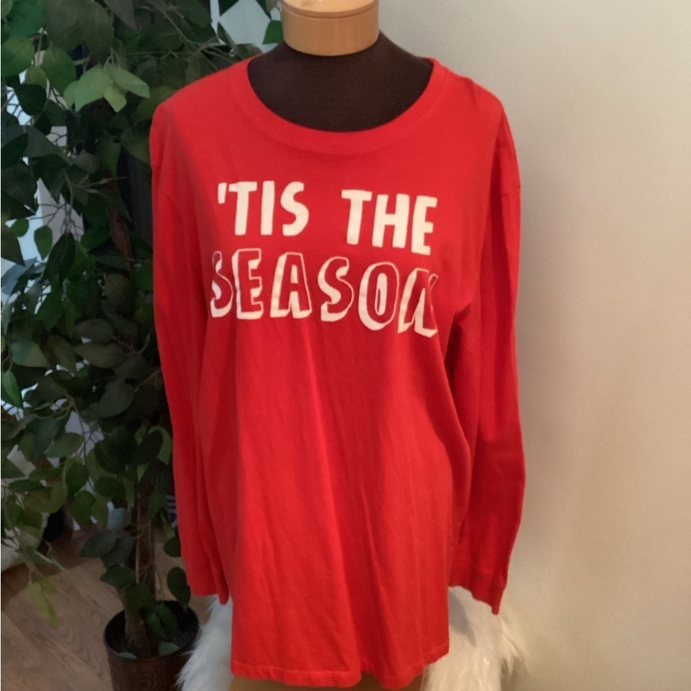 Carters for Adults ‘tis the season long sleeve tee Woman’s size XXL